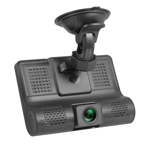 PZ-E9 | Videooptager, bilkamera | 3 kameraer - front, bag, indvendig | FullHD 1296p | 4" skærm