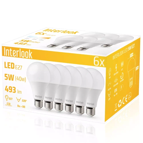 Opakowanie żarówek LED E27-BOX-5W