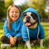 Pet hoodie | size M | blue | PET-015M-BL