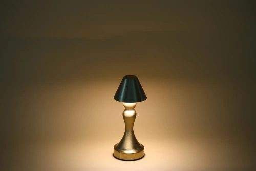 HJA12-A-GOUD | Tafellamp met ingebouwde batterij | Nachtlamp met drie kleuren licht | Sfeerlamp voor hotel of restaurant