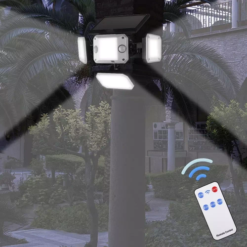 LED-Gartenleuchte | 296 LEDs | schwarz | LD-296LED-BLACK