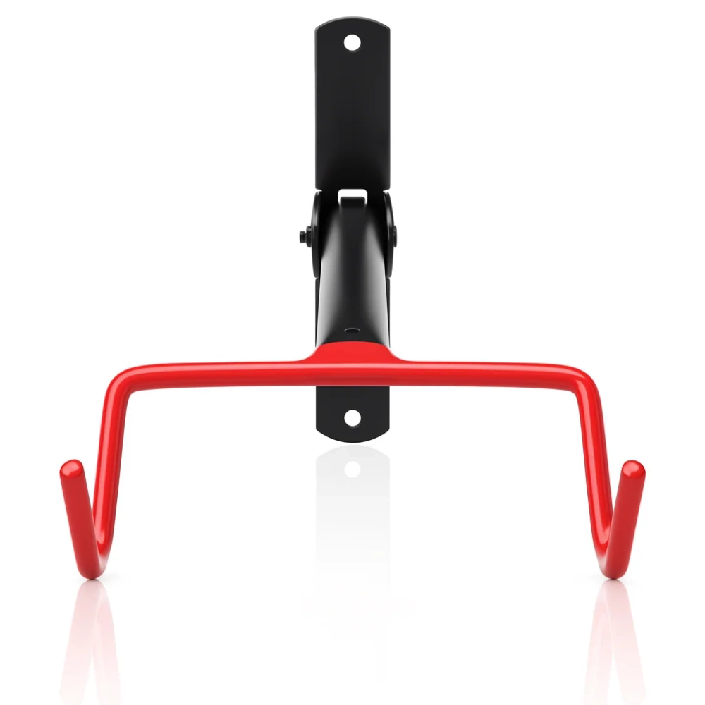 Suporte de bicicleta visto de frente com os braços abertos