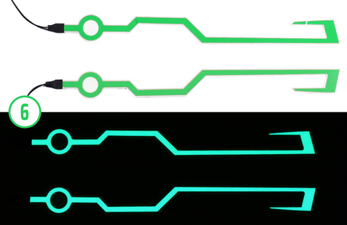MEL - Iluminación ambiental para casco de moto
