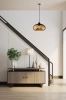 GB-D28-BR | Modern glass pendant lamp | Brown