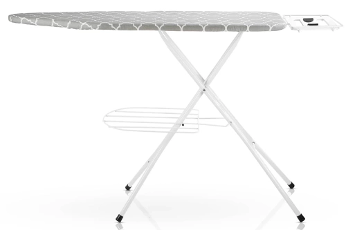 SAH-063-E2 | Tabla de planchar con estante para ropa | Amplia tabla de planchar con soporte para plancha.