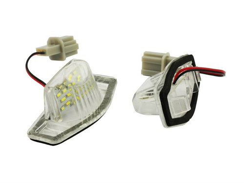 032S28 | LED Kennzeichenbeleuchtung mit E-Prüfzeichen, Ersatz für  HONDA ACCORD CIVIC LEGEND | LED Nummernschildbeleuchtung | CANBUS Lampe, 2 Stück