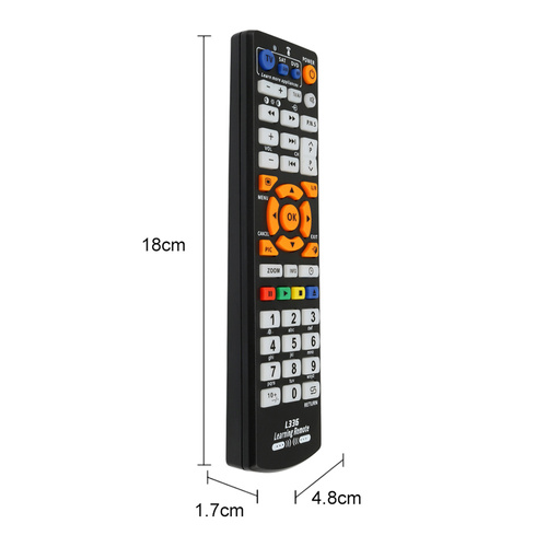 L336 | Programmable remote that learns up to 3 devices