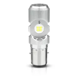 Bec auto LED BA20D S2 | 4 diode CSP | 1800 lm