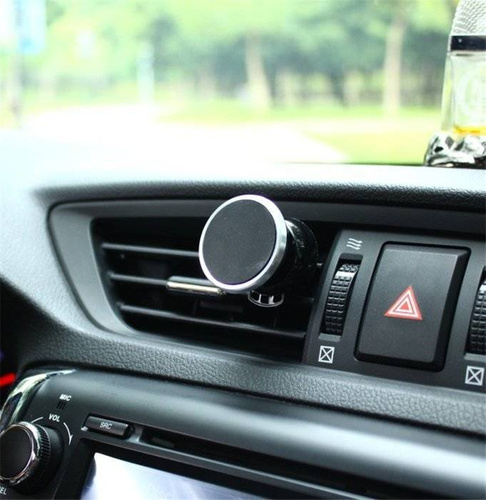 PSI-M001 | Magnetinis automobilinio telefono laikiklis | ant oro angos | 2 žiaunos