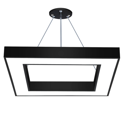 LED-Pendelleuchte | 60x60x6 cm | 40 W | quadratisch | Aluminium | CCD flimmerfrei | LPL-008