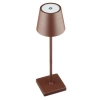 HJA28-MARRON-1 | Lampe de table avec batterie intégrée | Lampe de nuit tactile