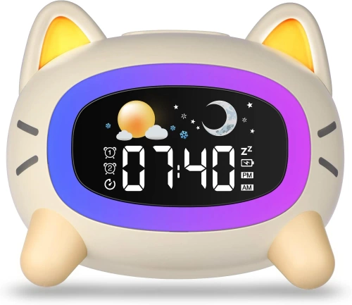 SG-5-W | Alarm clock with LED lamp | Color changing clock