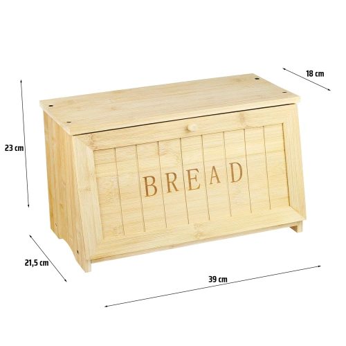 FC-B209 | Sac à dos en bambou | Conteneur de stockage de nourriture pour pain, pain, petits pains, nourriture