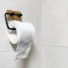 ZSH-325-ZWART | Zelfklevende toiletrolhouder | Papierhanger voor in de badkamer