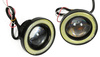 LED-Nebelleuchten-Set | 2 Stück, mit integrierten Angel Eyes LED-DRL-Ringen, rund ø 76 mm | LED 760