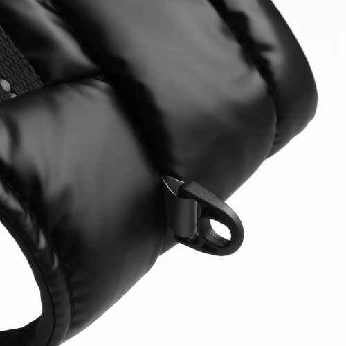 Dog winter jacket with integrated harness | size M | PET-017S-BK