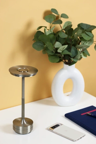 HJA-25-GREY | Table lamp with three light colors | Night lamp with built-in battery