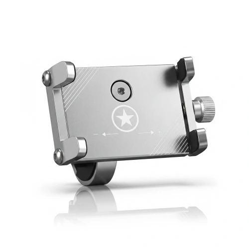 Fahrrad Handyhalterung | Aluminium Lenkerhalterung, universelle Smartphone Befestigung, stabile Fahrradhalterung | CNCD-673