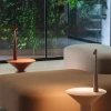 HMS-455-MARRON | Lampe de table | Lampe de nuit sans fil avec batterie intégrée | Lampe avec commande tactile