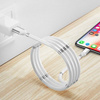 SN01-1M-Micro-Blanco | Cable USB fácilmente retráctil para una carga rápida | Carga rápida 3.0