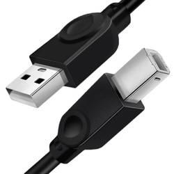 UP-1.8-1.8M-Schwarz | USB-A - USB-B Kabel für Drucker, Scanner | 1,8 Meter