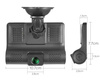 PZ-E9 | Video recorder, car camera | 3 cameras - front, back, interior | FullHD 1296p | 4" screen