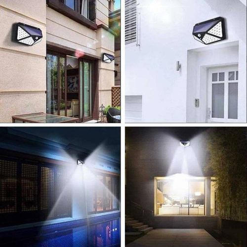 SFL-100LED | LED solární lampa s pohybovým senzorem | 100 LED 2835 SMD