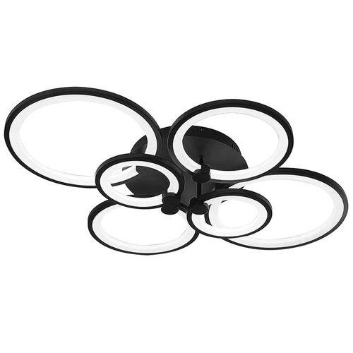 LED-Pendelleuchte, mehrteilig, modern | 72 W | schwarz | RLG-C72W-B