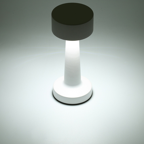 HJA10-COBRE | Lámpara de mesa inalámbrica | Lámpara de noche sensible al tacto con color de luz ajustable | luz USB