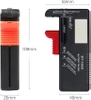 BT-168D-BLACK | Tester batérií | Digitálny voltmeter | Univerzálny tester batérií a akumulátorov | 