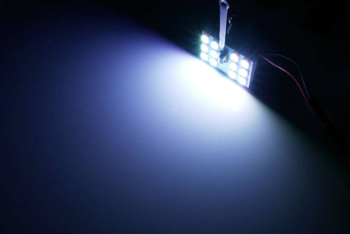 Sada RGB LED panelu | 2 LED panely 12 SMD 5050 RGB | Barevné dálkové ovládání | Adaptéry C5W a W5W