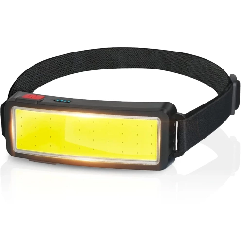 LED-Stirnlampe | Stirnband | HWL-120-SCHWARZ