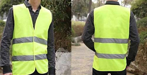 SV-01 | Gilet riflettente per auto, strade, verde