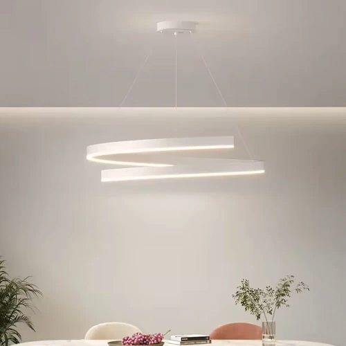 RLO-40CM-42W-W | Lámpara colgante moderna 40 cm | Lámpara LED espiral 40W