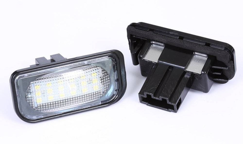 LP006S28 Luz de matrícula LED Mercedes: Clase C W203 Sedan, Clase SL R230, Clase CLK A209 / C209