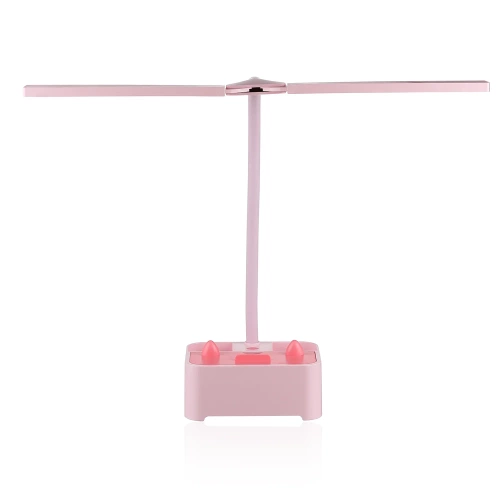 LED-Schreibtischleuchte für Kinder | mit Organizer und Handyhalter, Farbtemperatur einstellbar | pink | TDL-126-PINK