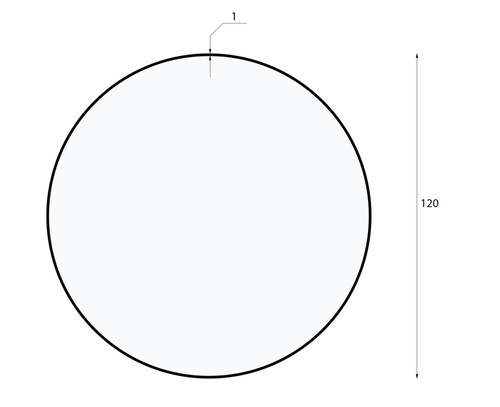 LPL-005 | Hanging LED ceiling lamp 120W | round | aluminum | CCD not blinking | Φ120x6