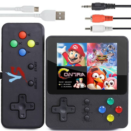 K5-Duplo | Console K5 Game BOX com Pad adicional | 500 jogos SFC retrô