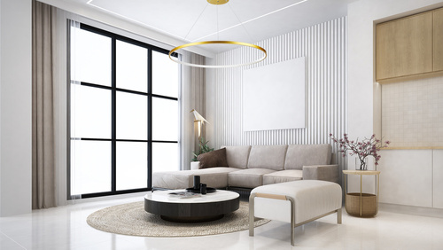 RLK-C01-30W-G | Модерна висяща лампа от едно парче | LED | злато