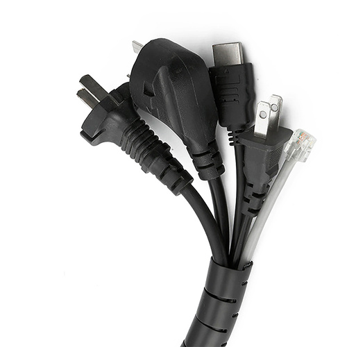 CRG-002-2.6M | Capac, organizator pentru cabluri si fire | Negru