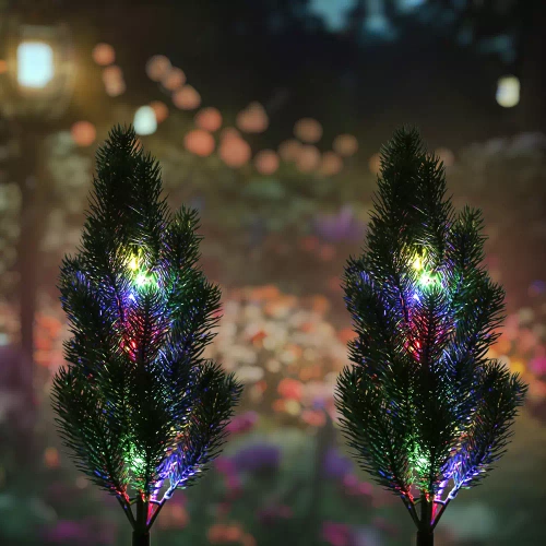 FLD-34 | Lámpara solar LED de jardín Abeto | 66 cm, 600 mAh