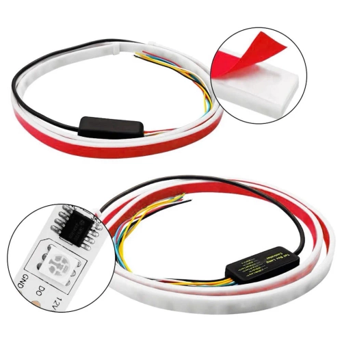 Fleksibel LED-strip til bagagerumsklap | Længde 150 cm | LED optisk tuning