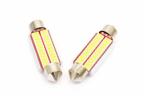 Autó LED izzó C5W 24 SMD 4014 CAN BUS