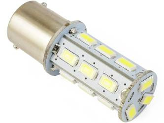 Autó LED izzó BA15S 18 SMD 5630