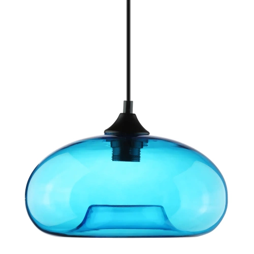 GB-D28-BLue | Modern glass pendant lamp | Blue