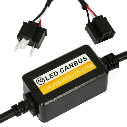 Set of 2 - A0 H4 analogue LED CAN BUS filter - orange