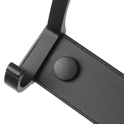 Wandgarderobe mit verschiebbaren Haken | Metall-Kleider- oder Handtuchhalter | QH-8G-grau