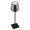  HJA28-NEGRO-1 | Lámpara de mesa con batería incorporada | Lámpara de noche sensible al tacto