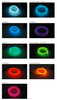 Set - Ambient Light EL Wire optické vlákno s invertorem 12V | 1 metr