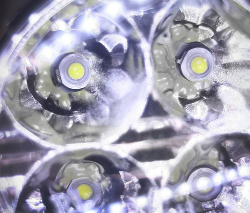 DRL 05 PREMIUM | DIDelės GALIOS LED dienos žibintai | apvalus ø 70 mm